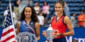 Emma Raducanu and Leylah Fernandez - US Open 2021