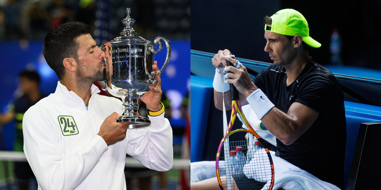 Novak Djokovic - US Open 2023 and Rafael Nadal - Australian Open 2023