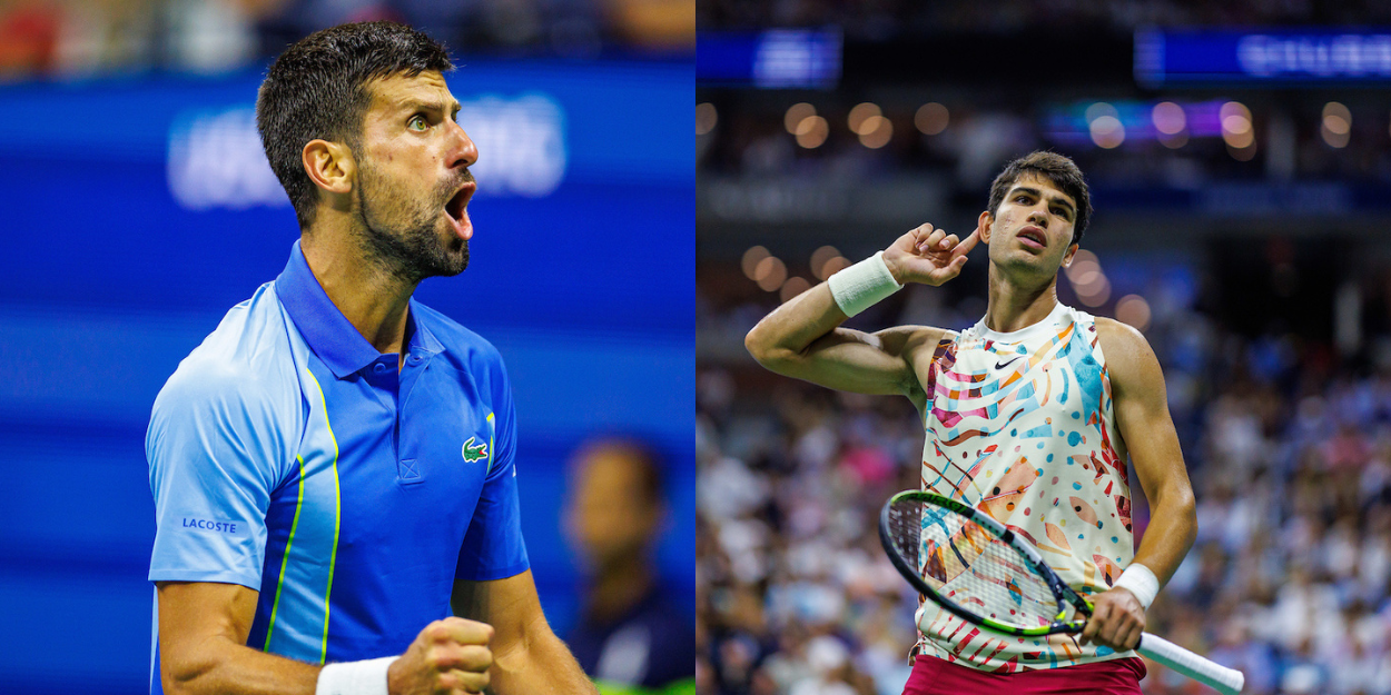 Novak Djokovic and Carlos Alcaraz - US Open 2023