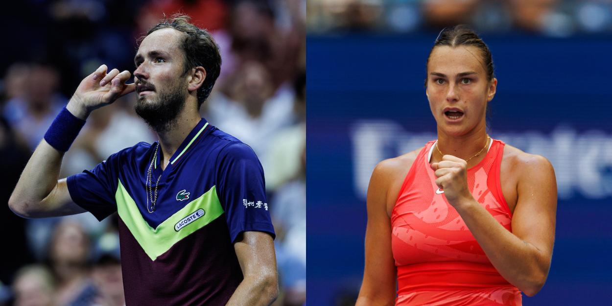 Daniil Medvedev and Aryna Sabalenka - US Open 2023