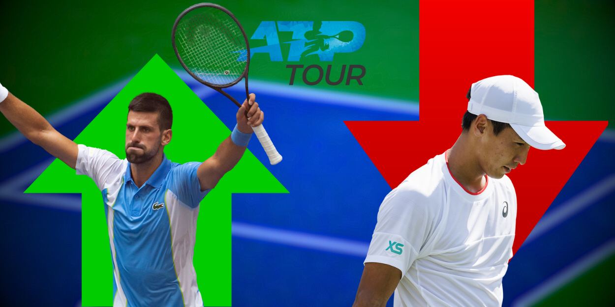ATP Rankings - Novak Djokovic and Yosuke Watanuki