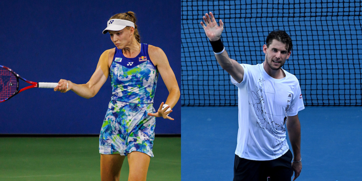 Elena Rybakina - US Open 2023 and Dominic Thiem - US Open 2023