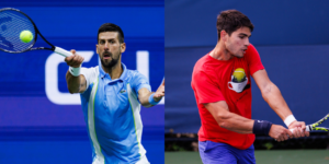 Carlos Alcaraz and Novak Djokovic - US Open 2023