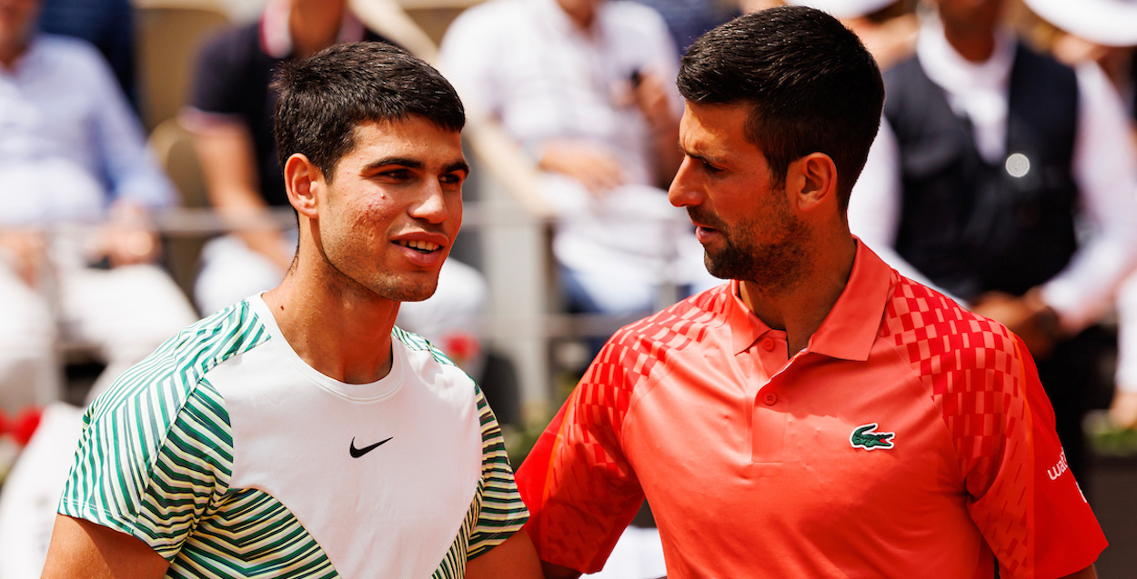 Novak Djokovic and Carlos Alcaraz - Roland Garros 2023