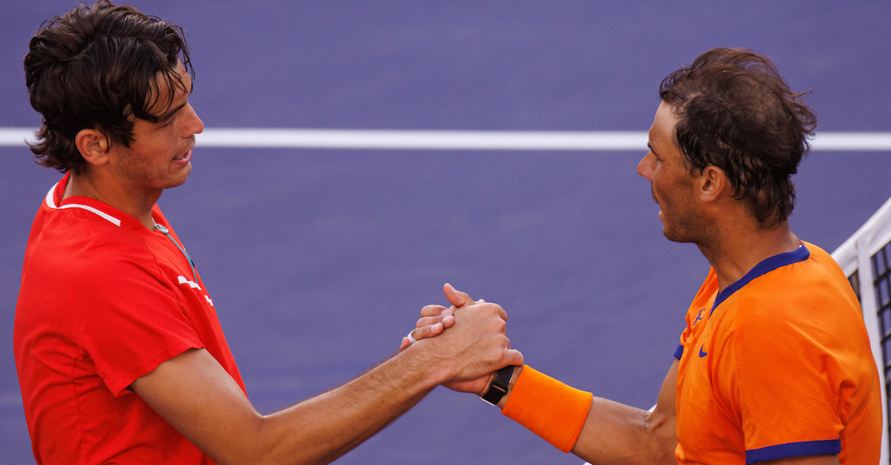 Rafael Nadal and Taylor Fritz - Indian Wells 2022