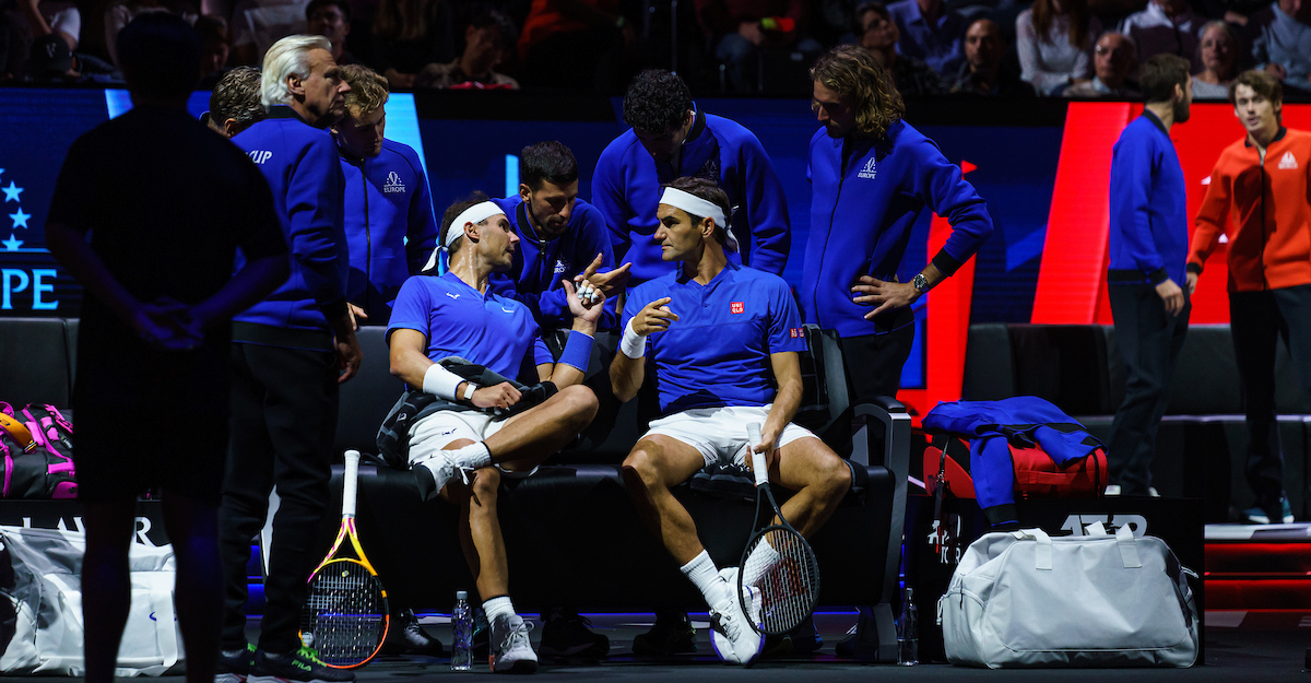 Roger Federer and Rafael Nadal - Laver Cup 2022