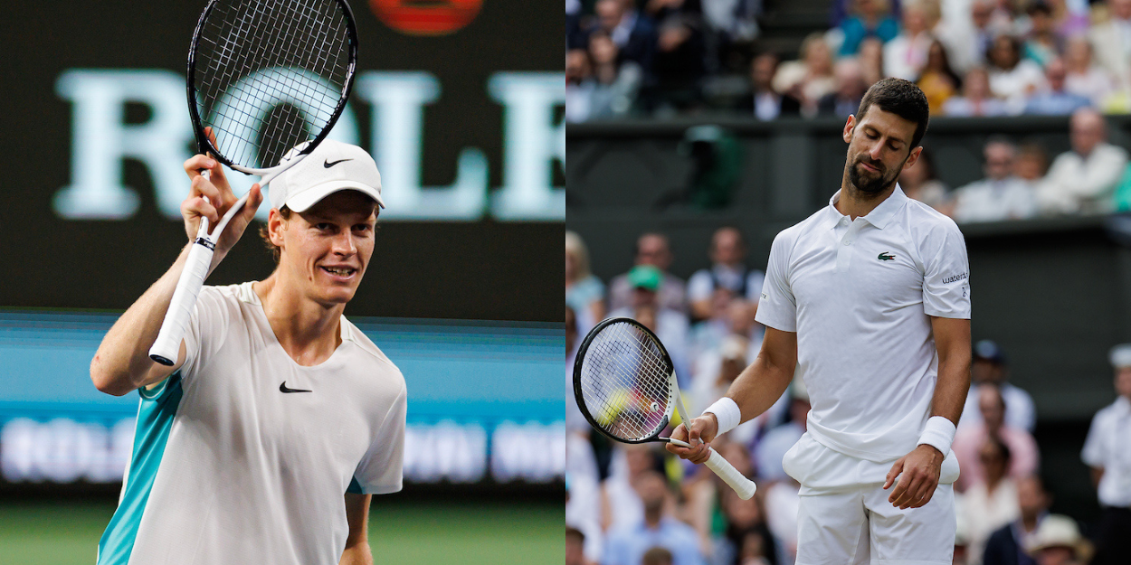 Jannik Sinner - Shanghai Masters 2023 and Novak Djokovic - Wimbledon 2023