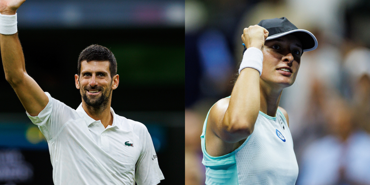 Novak Djokovic - Wimbledon 2023 and Iga Swiatek - US Open 2022