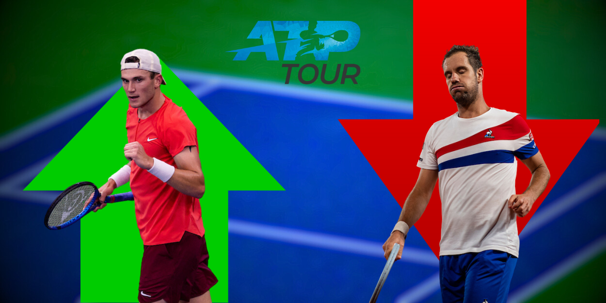 ATP Rankings (15/01/24): Jack Draper - US Open 2023 and Richard Gasquet - Roland Garros 2021