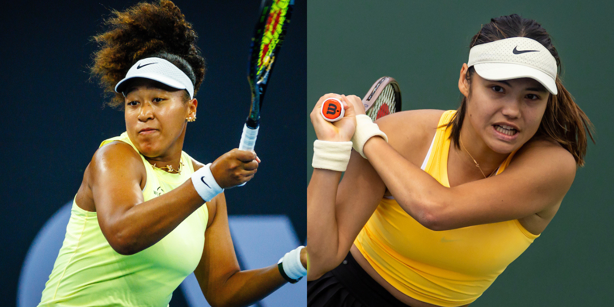 Naomi Osaka - Brisbane International 2024 and Emma Raducanu - Indian Wells 2023