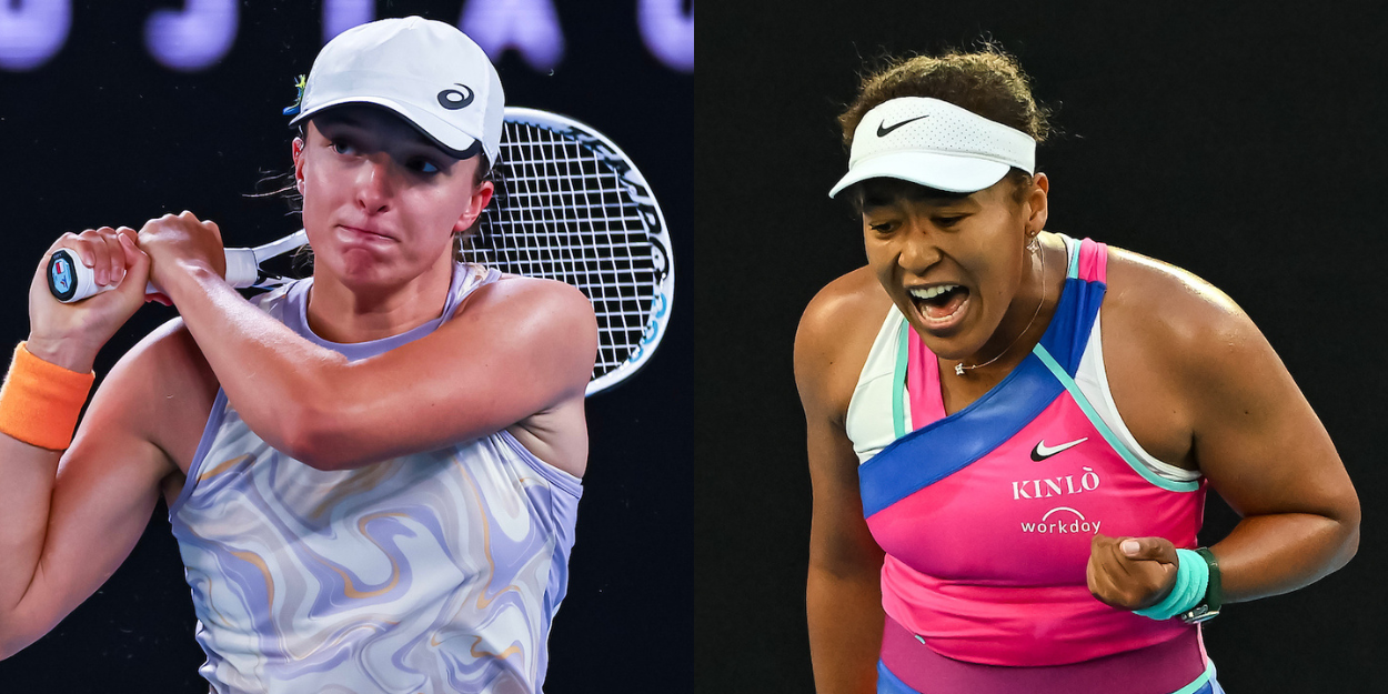 Iga Swiatek and Naomi Osaka - Australian Open 2023
