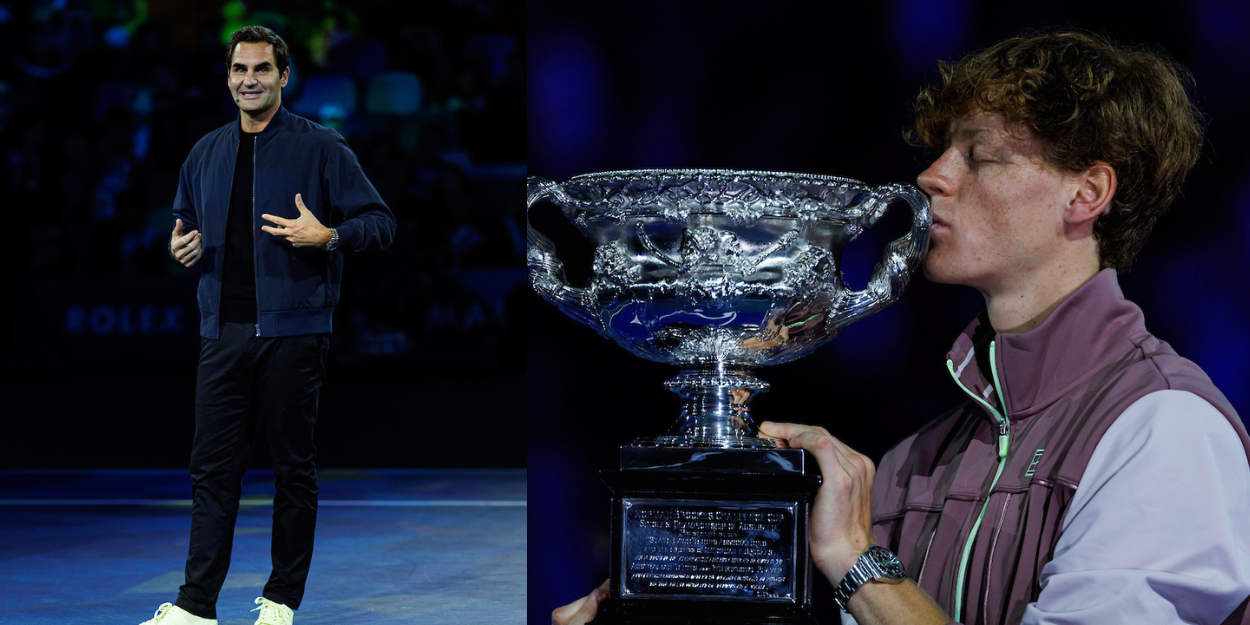 Roger Federer - Shanghai Masters 2023 and Jannik Sinner - Australian Open 2024