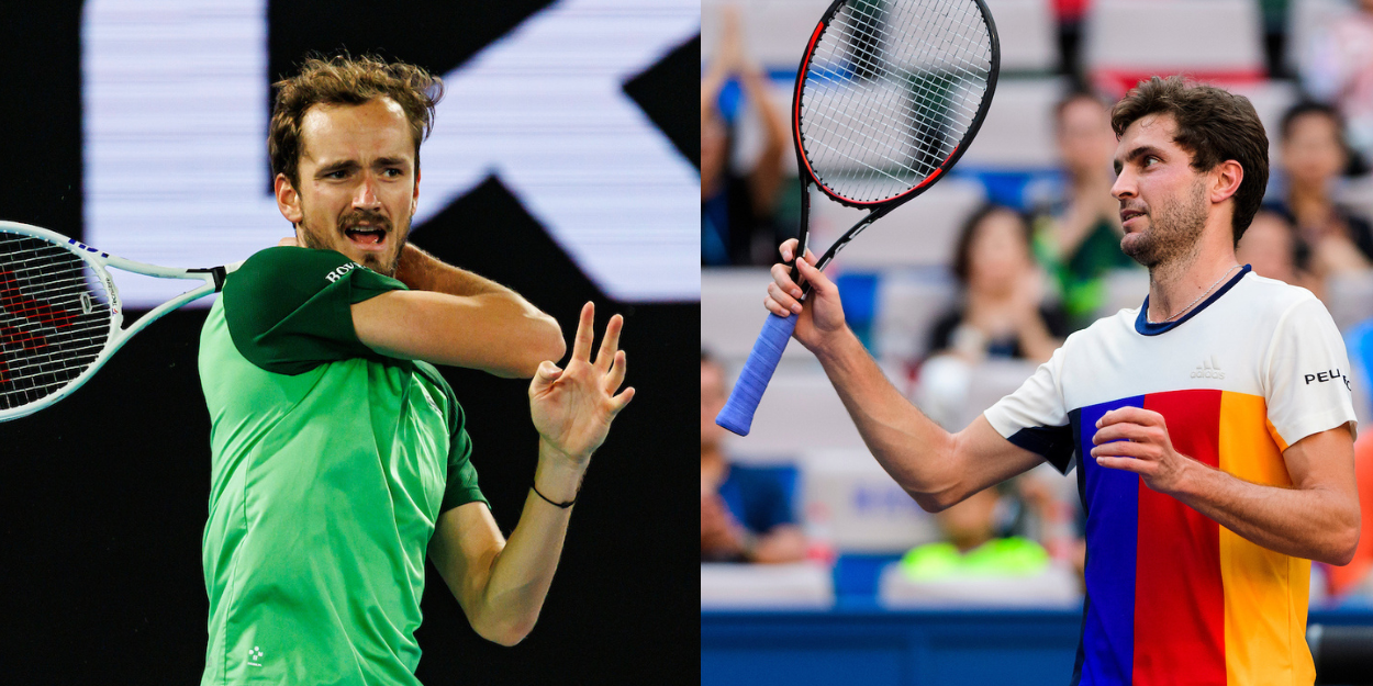 Daniil Medvedev - Australian Open 2024 and Gilles Simon - Shanghai Masters 2017