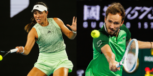Jessica Pegula and Daniil Medvedev - Australian Open 2024