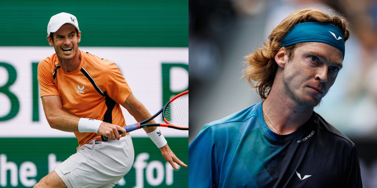 Andy Murray - Indian Wells 2024 and Andrey Rublev - Australian Open 2024
