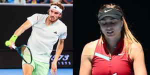 Stefanos Tsitsipas - Australian Open 2024 and Paula Badosa - Australian Open 2022