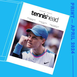 Tennishead magazine April 2024 cover