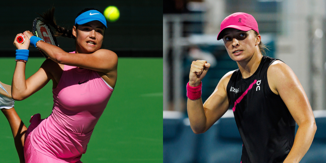 Emma Raducanu - Indian Wells 2024, Iga Swiatek - Miami Open 2024