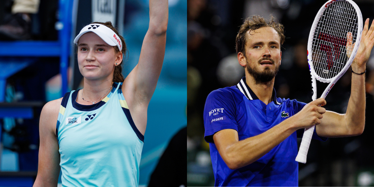 Elena Rybakina - Miami Open 2024, Daniil Medvedev - Indian Wells 2024