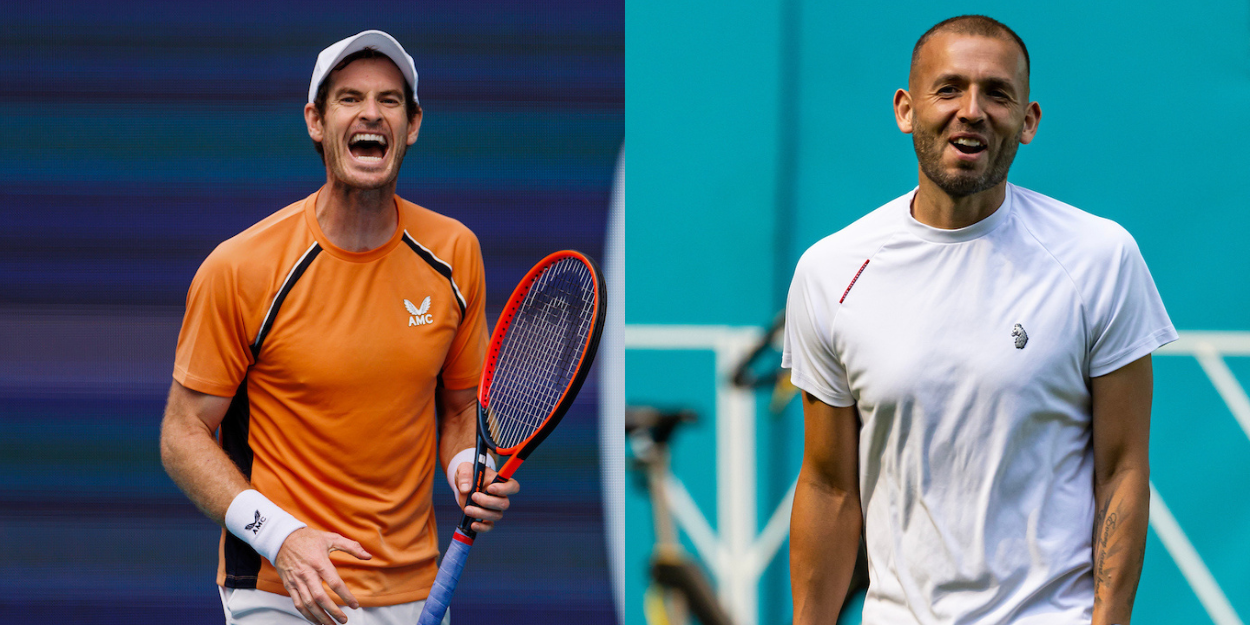 Andy Murray - Miami Open 2024 and Dan Evans - Miami Open 2023