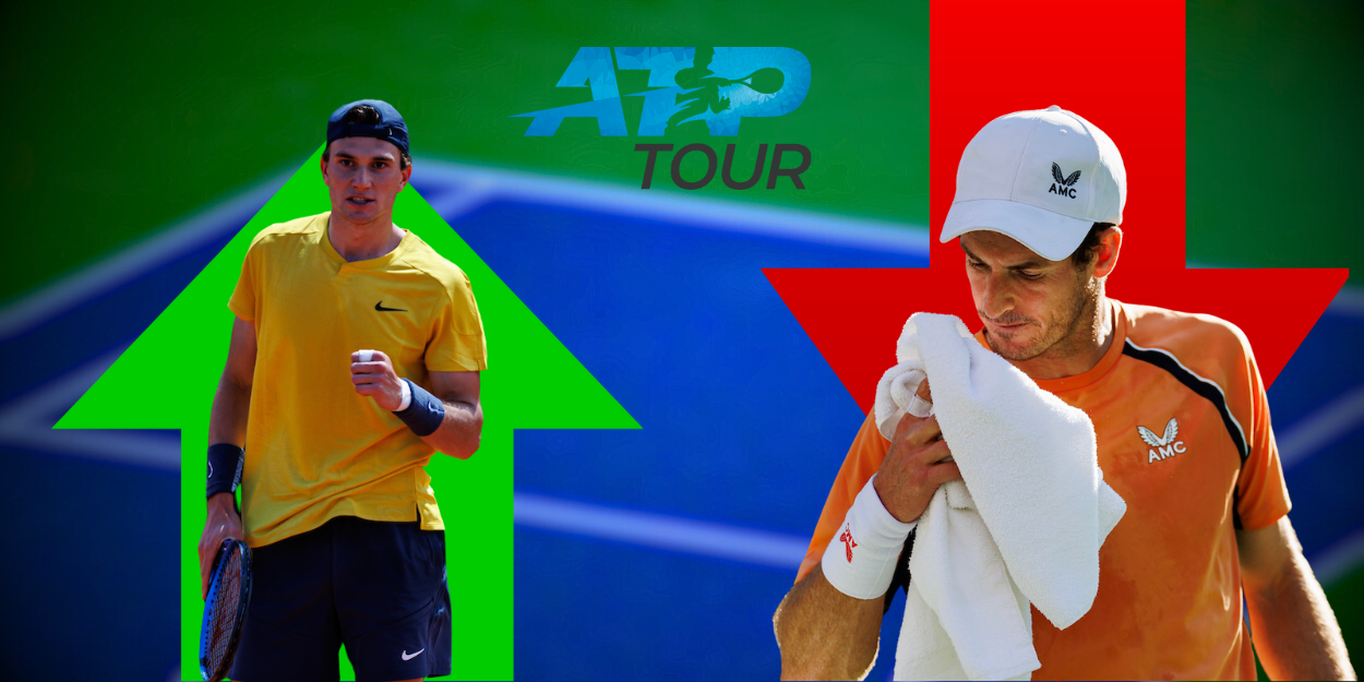 ATP Rankings (17/06/24): Jack Draper - Roland Garros 2024 and Andy Murray - Indian Wells 2024