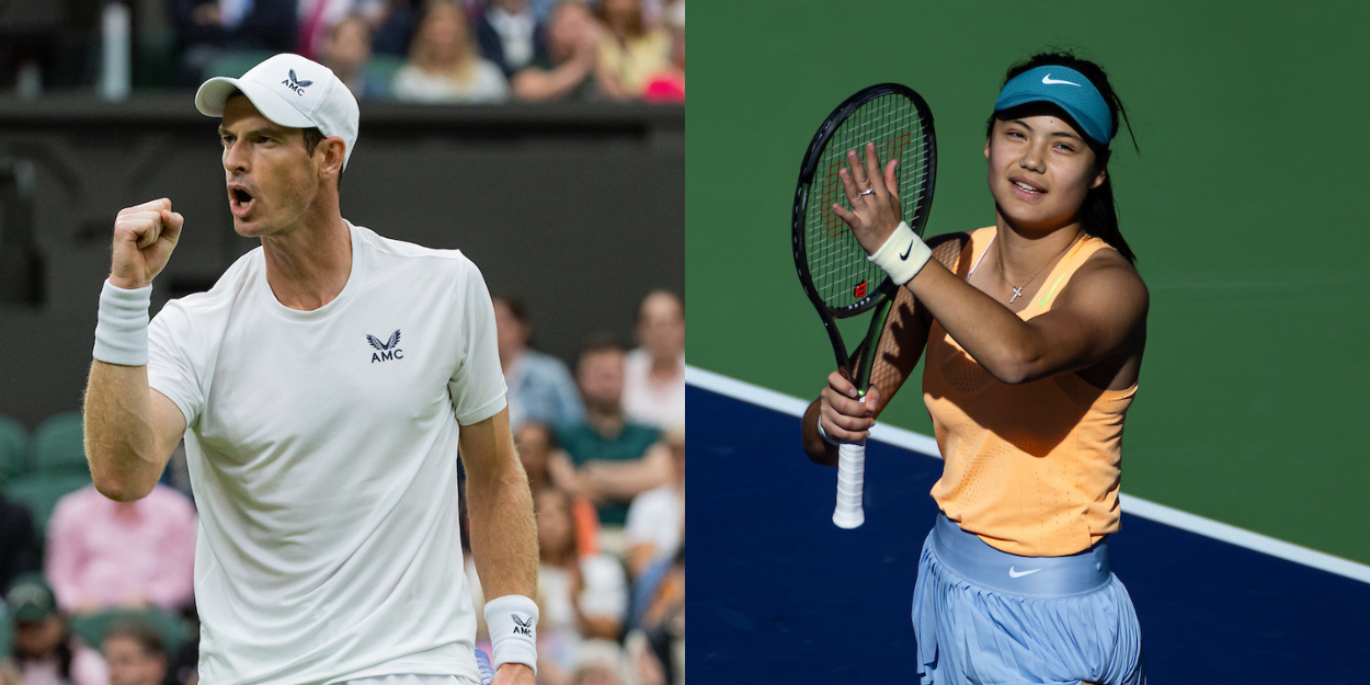 Andy Murray - Wimbledon 2023 and Emma Raducanu - Indian Wells 2023