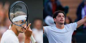 Alexander Zverev and Taylor Fritz - Wimbledon 2024