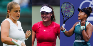 Jelena Ostapenko - Wimbledon 2024, Emma Raducanu - US Open 2024, Naomi Osaka - Miami Open 2024