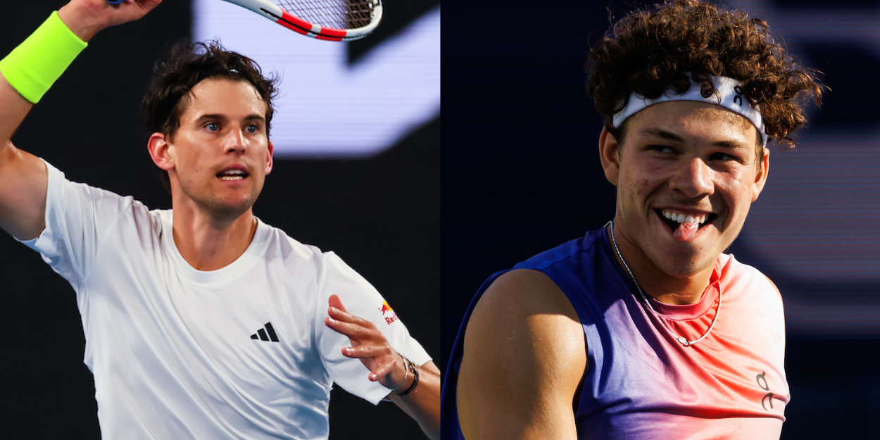 Dominic Thiem - Australian Open 2024, Ben Shelton - Cincinnati Open 2024