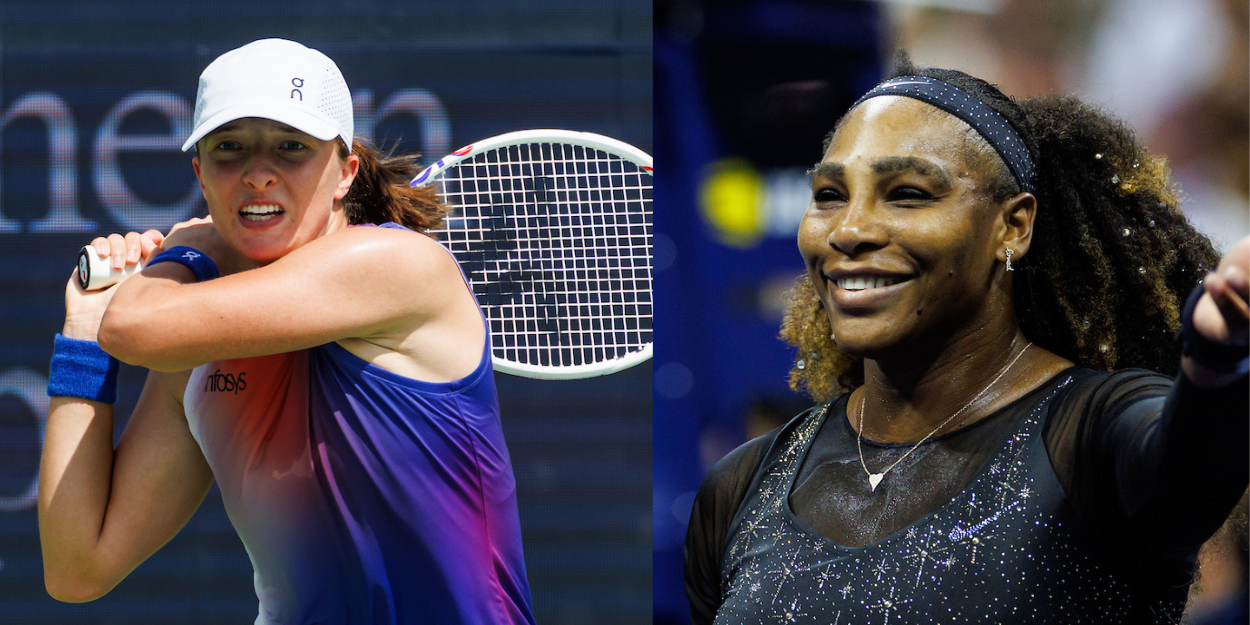 Iga Swiatek - Cincinnati Open 2024 and Serena Williams - US Open 2022