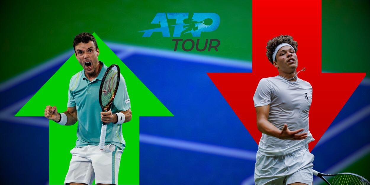 ATP Rankings (21/10/24): Roberto Bautista Agut - Australian Open 2023, Ben Shelton - Wimbledon 2024