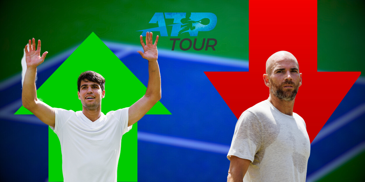 ATP Rankings (30/09/24): Carlos Alcaraz - Wimbledon 2024, Adrian Mannarino - Queen's 2023