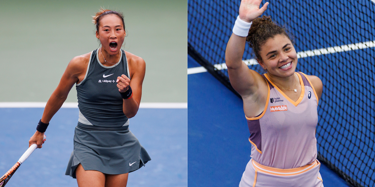 Qinwen Zheng and Jasmine Paolini - US Open 2024