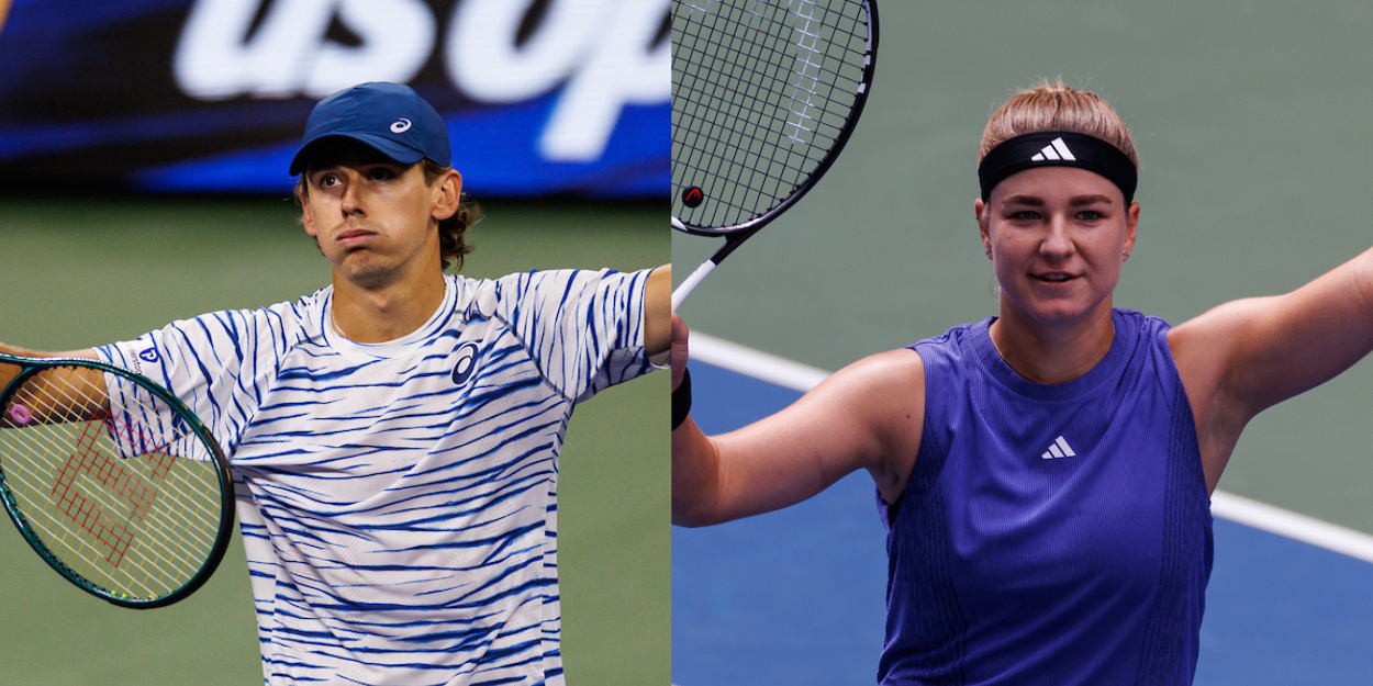 Alex de Minaur and Karolina Muchova - US Open 2024