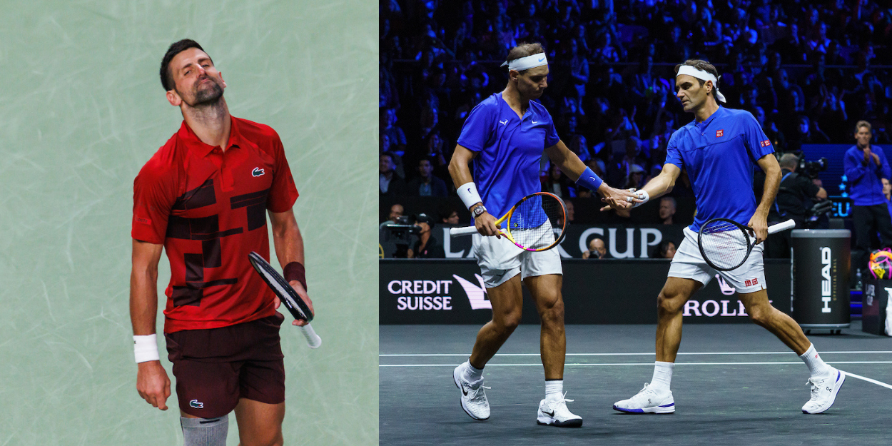 Novak Djokovic - Shanghai Masters 2024, Rafael Nadal and Roger Federer - Laver Cup 2022